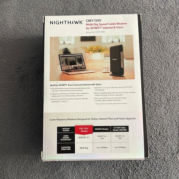 NETGEAR° Nighthawk Bundle- Modem and Smart Router - Picture 10 of 13